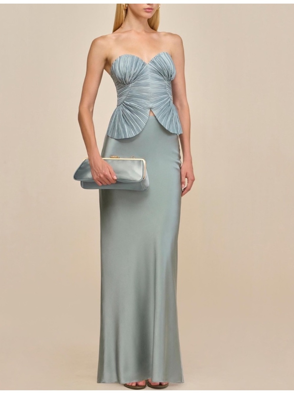 Cult Gaia Chantel Skirt in Celadon
